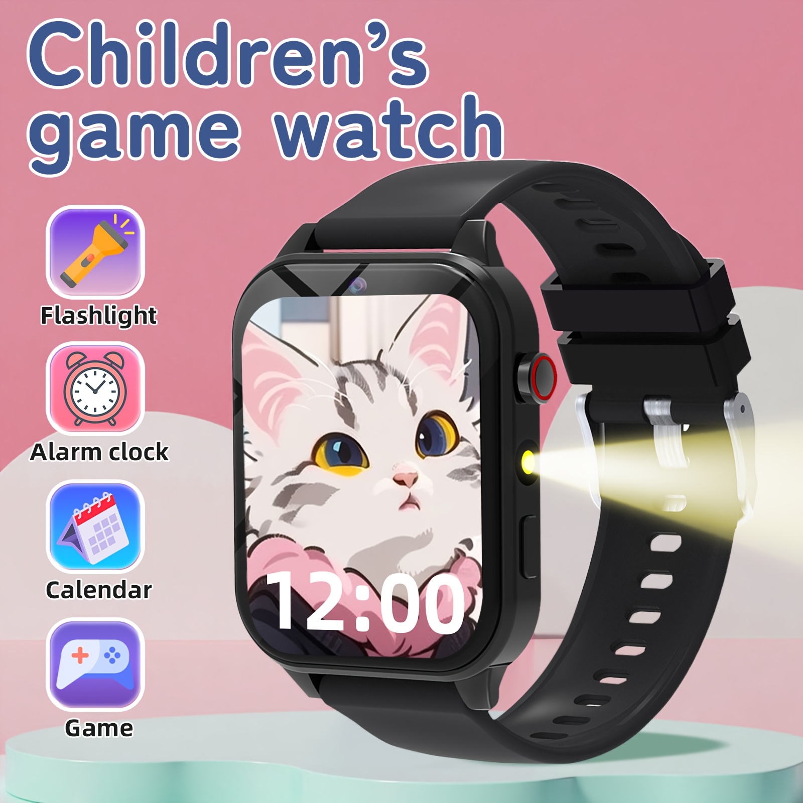 Smartwatch Digital Watches For Kids - Kids Smart Learning Watch with Educational