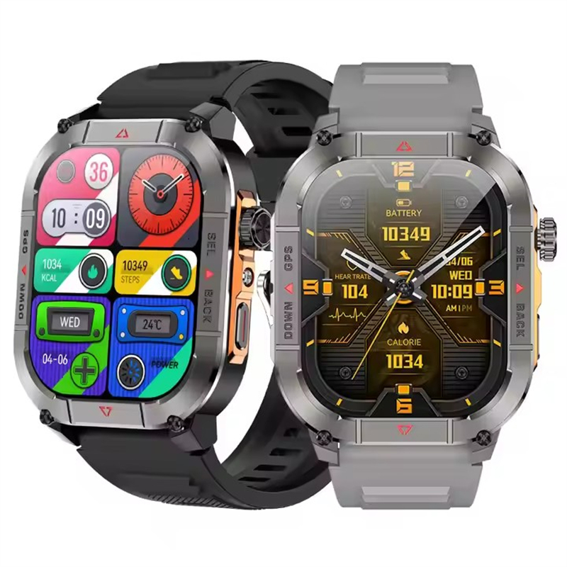 Smartwatch Watches For Men - New HK84 Men Smart Watch AMOLED