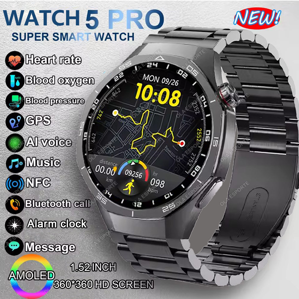 Smartwatch Sports Watches For Women - New Watch 5 Pro Smart Watch