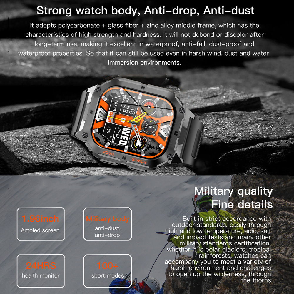 K61 Pro Smart Watch Men Women  - Smartwatch Digital Watches For Women recension och pris