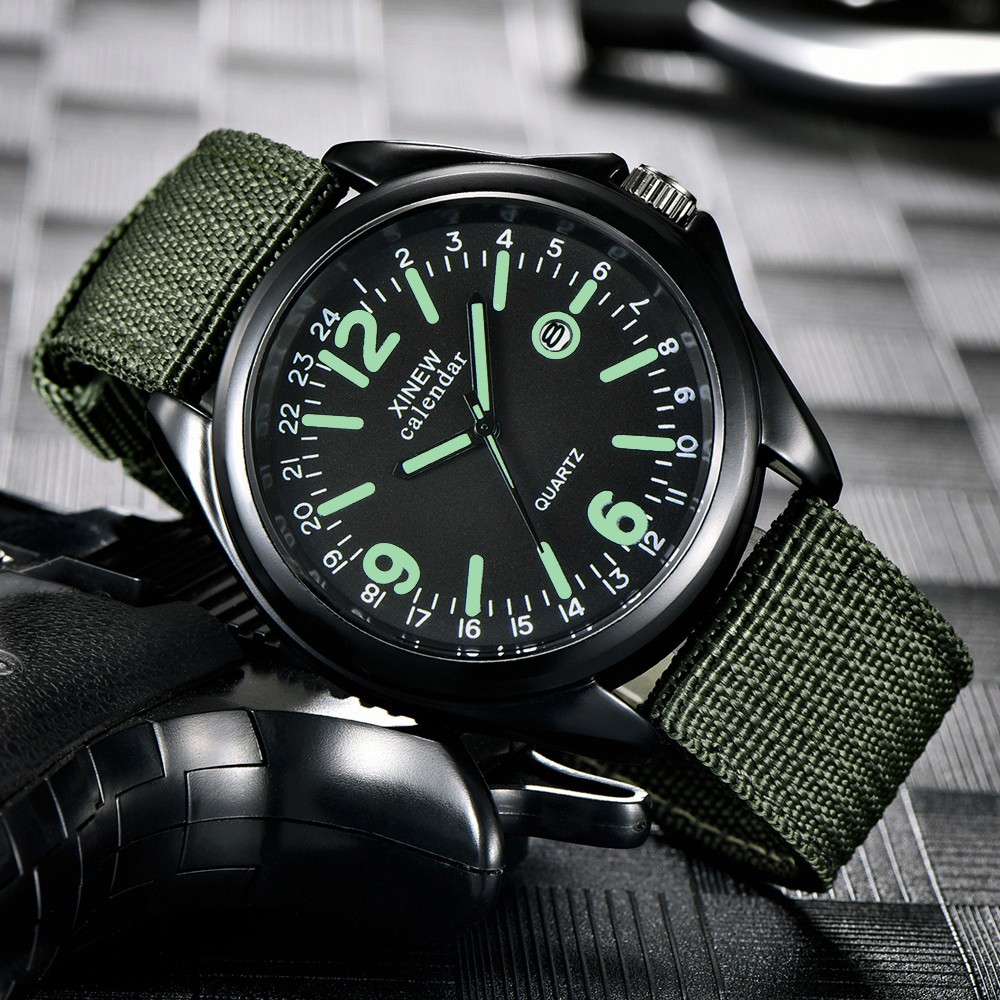 Military Mens Quartz Watch Bla - Smartwatch Watches For Men recension och pris