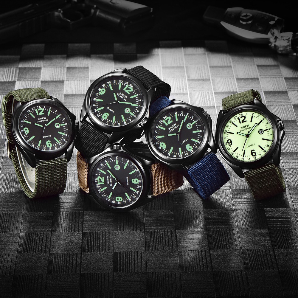 Military Mens Quartz Watch Bla - Smartwatch Watches For Men recension och pris