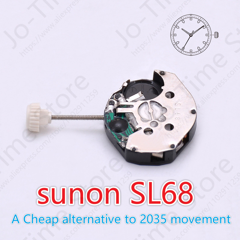 Sunon Sl68 Quartz Watch Moveme - Watch Movement Rotor recension och pris