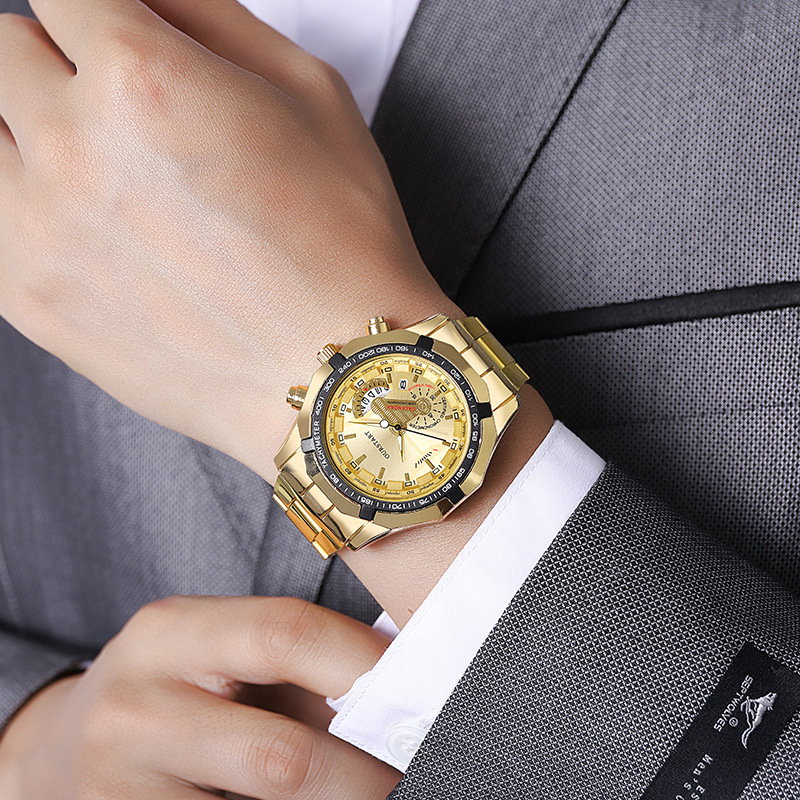 Luxury Men's Quartz Watch Stee - Smartwatch Watches Gift For Boys recension och pris