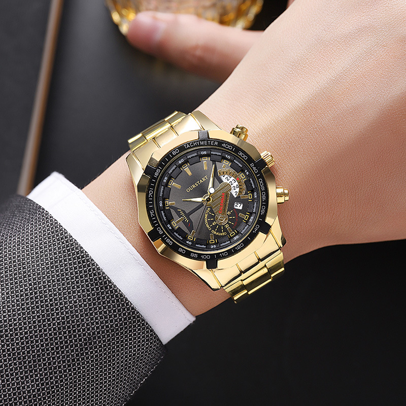 Luxury Men's Quartz Watch Stee - Smartwatch Watches Gift For Boys recension och pris
