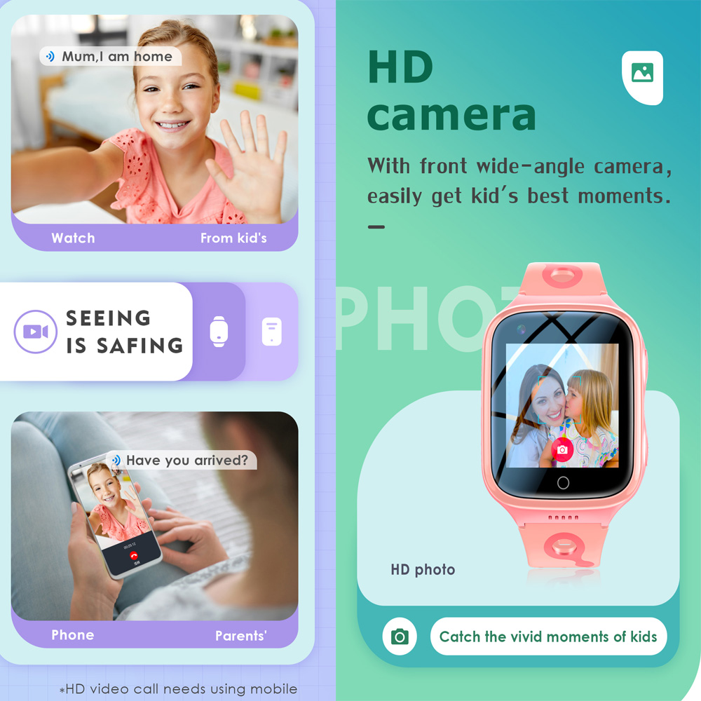 4G Smart Watch Kids GPS WiFi V - Smartwatch Digital Watches For Kids recension och pris