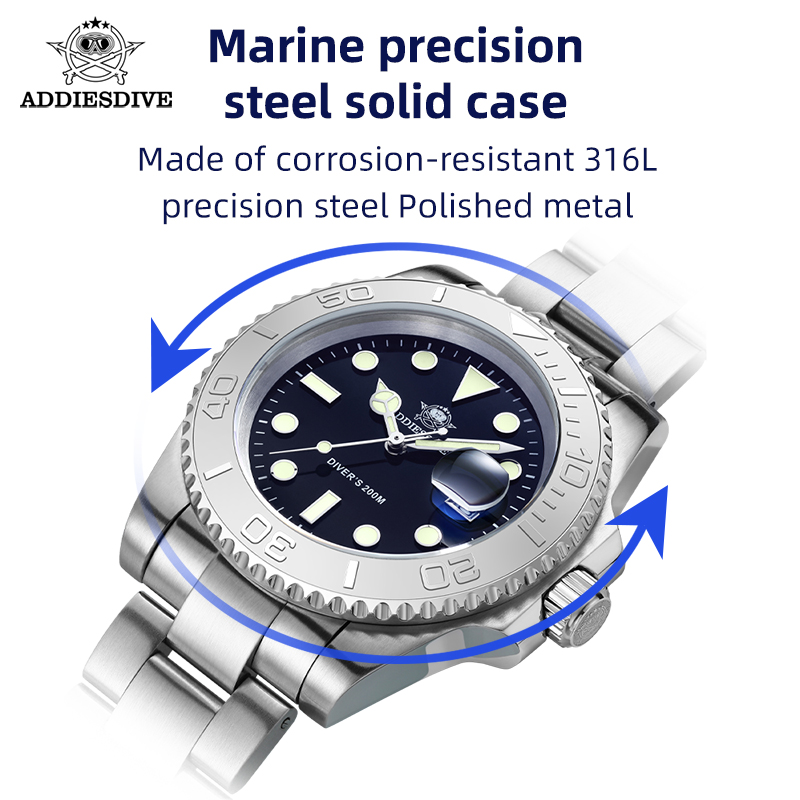 ADDIESIDVE Men's Stainless Ste - Rolex Watch Submariner recension och pris