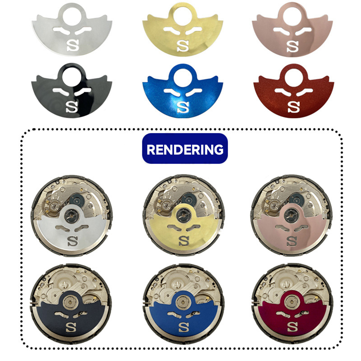 Movement Oscillating Rotors Au - Watch Movement Rotor recension och pris