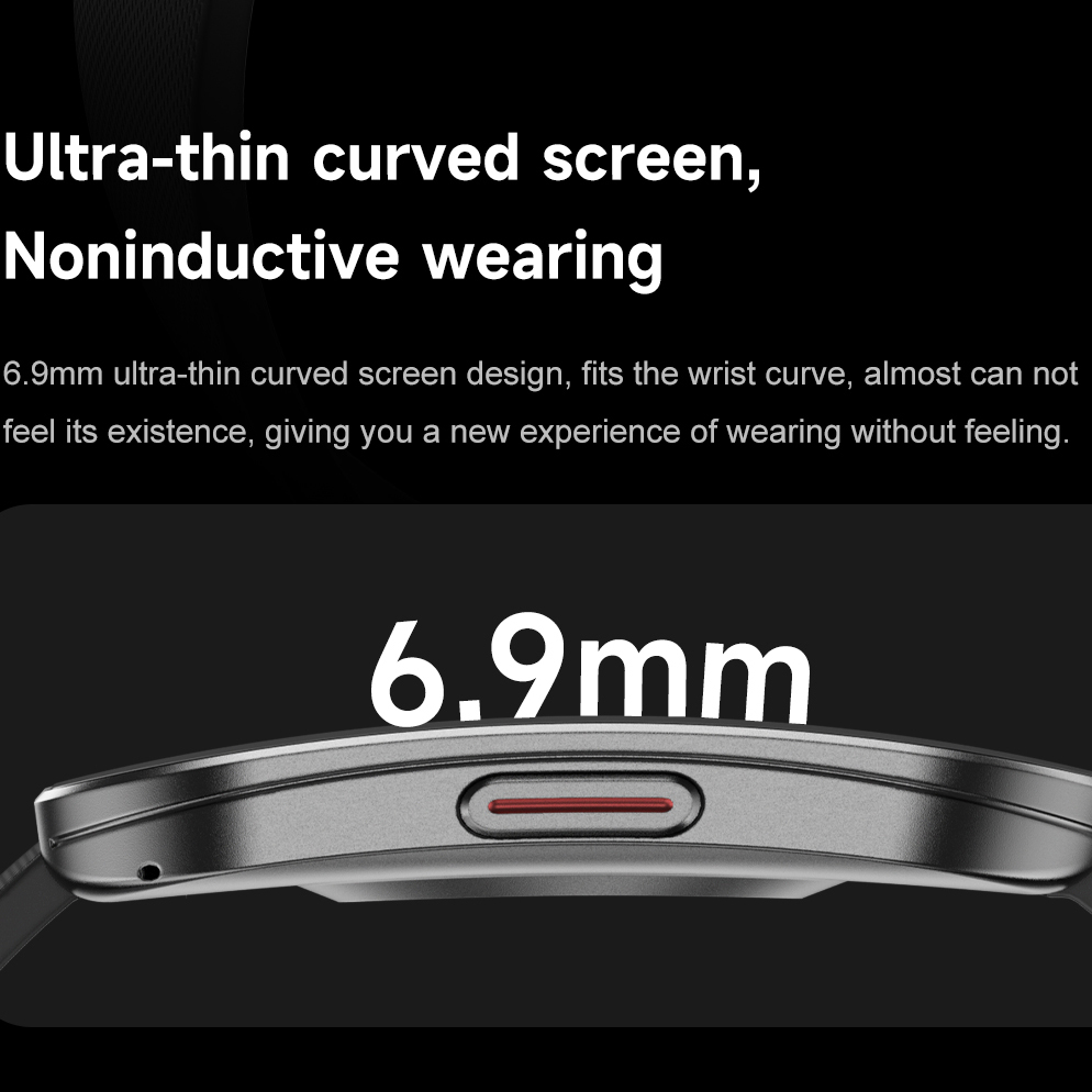 Amoled Ultra-thin Curved Water - Smartwatch Sports Watches For Women recension och pris