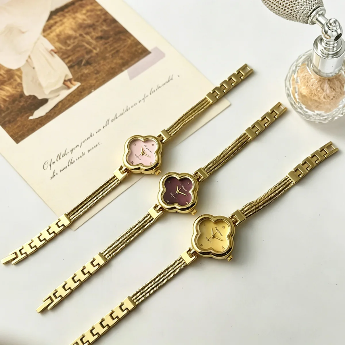 Vintage Women Watch Gold Metal - Vintage Digital Watch recension och pris