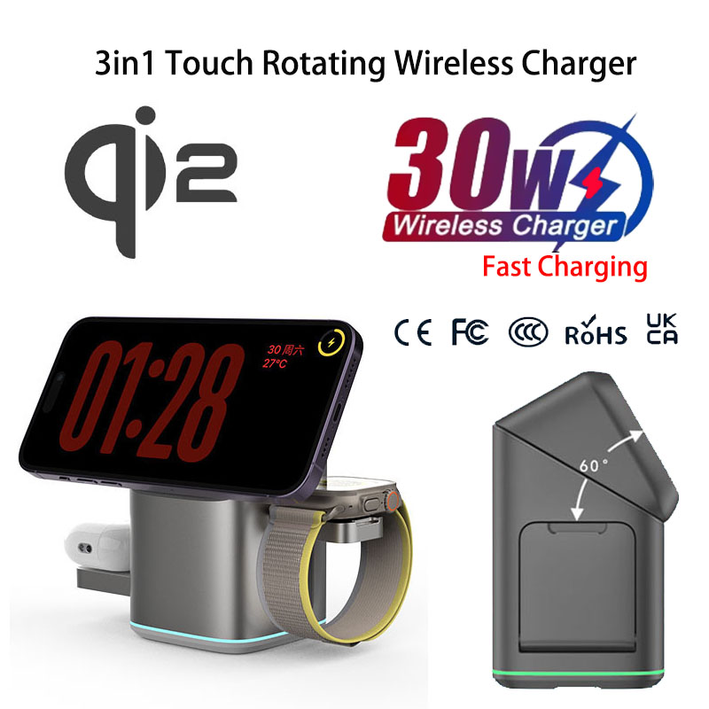 Praiser 25W Qi2 Foldable Touch - Watches Smartwatch Samsung recension och pris