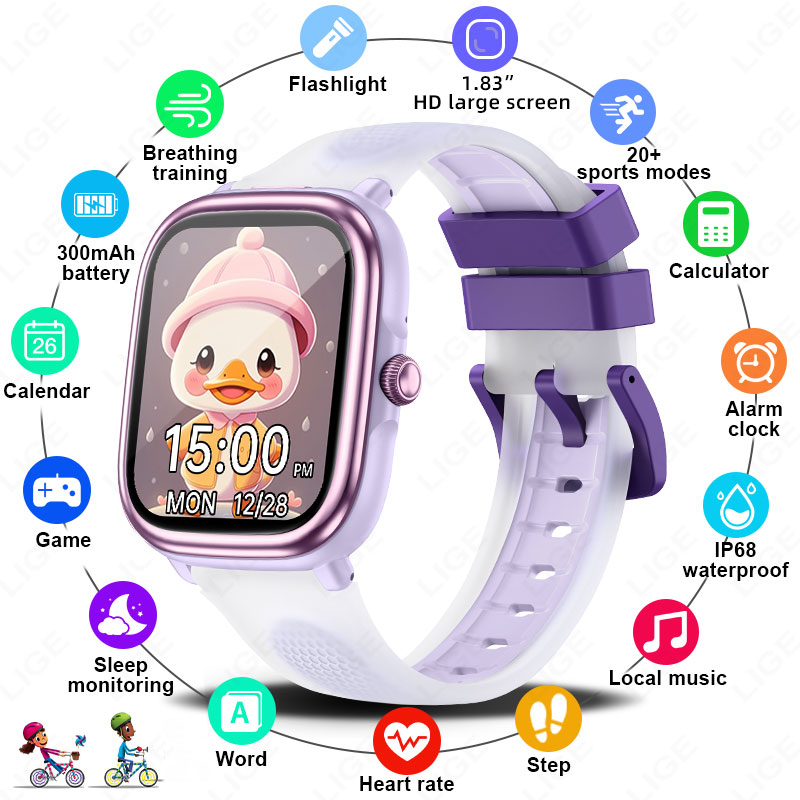 LIGE 2026 New Children Learnin - Smartwatch Watches For Girls Kids recension och pris