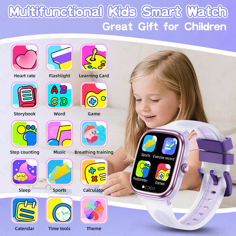 LIGE 2026 New Children Learnin - Smartwatch Watches For Girls Kids recension och pris