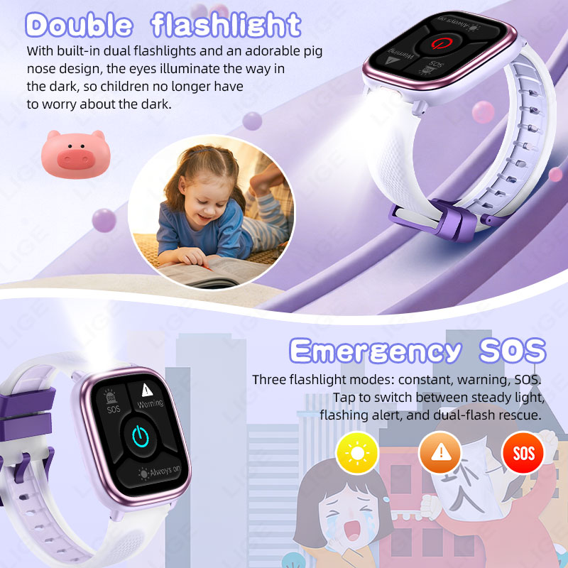 LIGE 2026 New Children Learnin - Smartwatch Watches For Girls Kids recension och pris