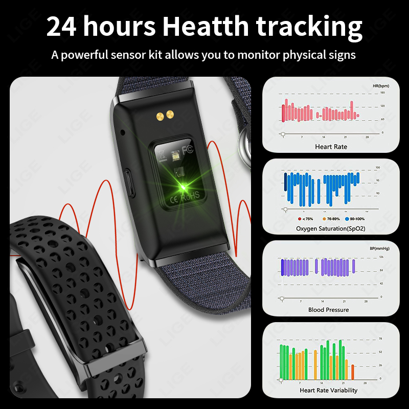 LIGE Smart Watch Heart Rate Bl - Smartwatch Sports Watches For Women recension och pris