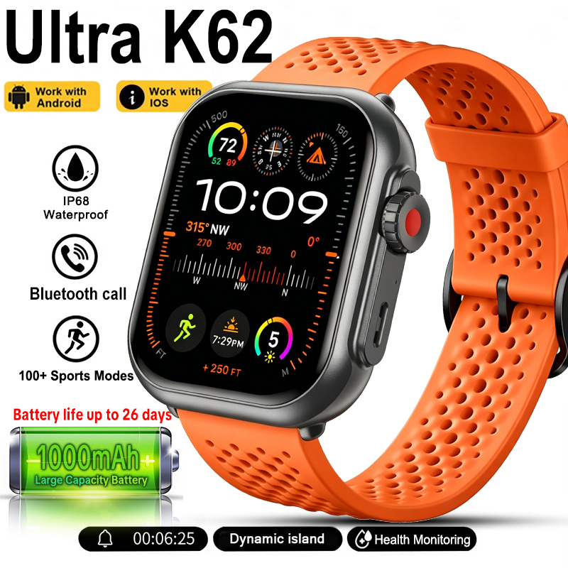 New Watch Ultra K62 Smartwatch - Smartwatch Sports Watches For Women recension och pris