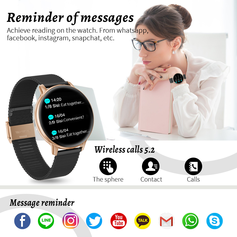 FOXBOX Smart watch Health Moni - Smartwatch Luxury Watches For Women recension och pris