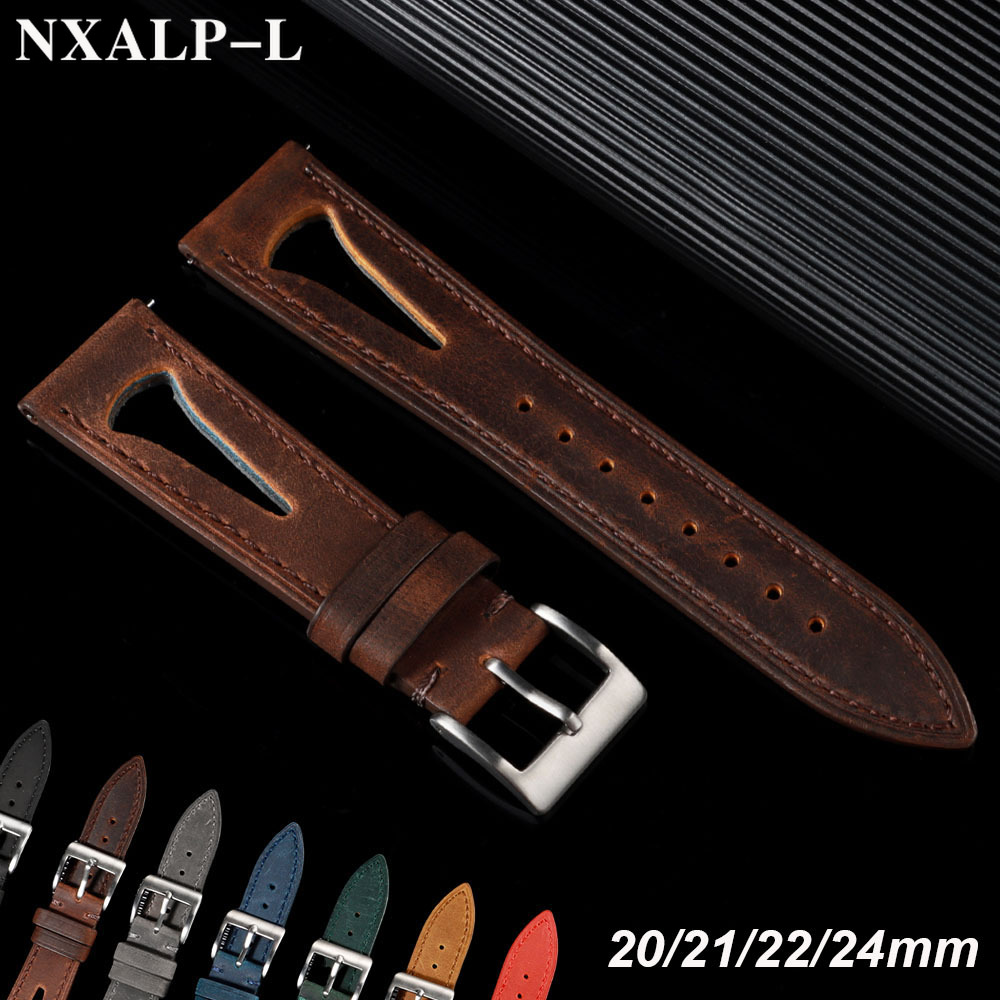 Cowhide Watch Band 20mm 21mm 2 - Omega Watches Smartwatch recension och pris