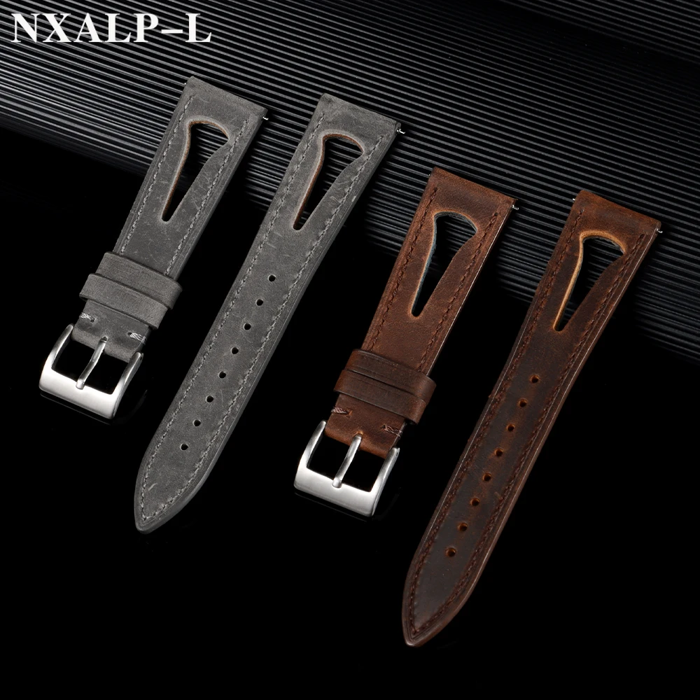 Cowhide Watch Band 20mm 21mm 2 - Omega Watches Smartwatch recension och pris