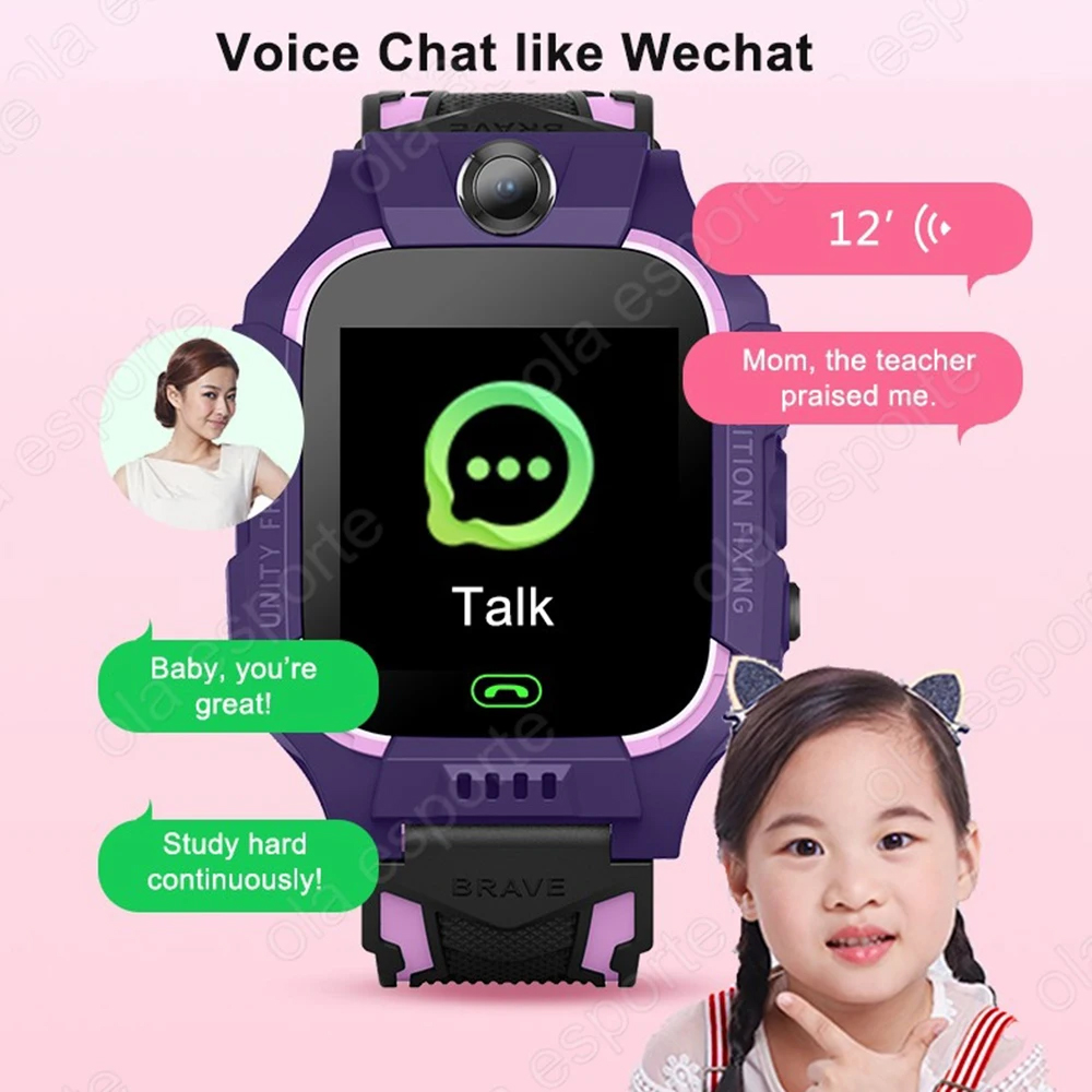 Kids Smart Watch SIM Card GPS  - Smartwatch Watches For Girls Kids recension och pris