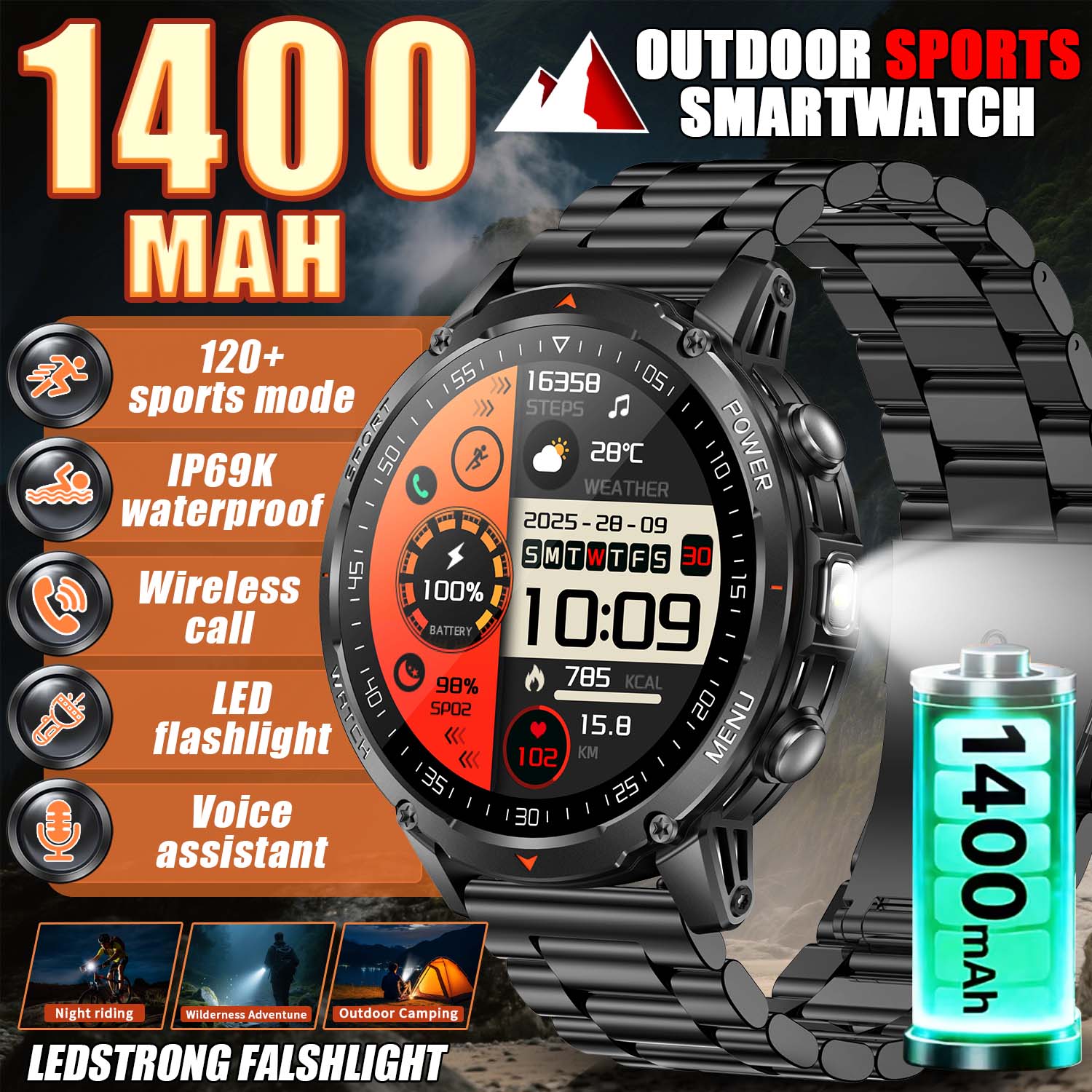 2026 New Military Smart Watch  - Smartwatch Trending Watches For Women recension och pris
