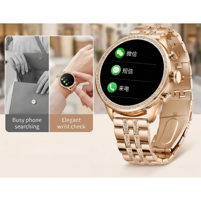 Cross-Border Exclusive Supply  - Smartwatch Health Watches For Women recension och pris