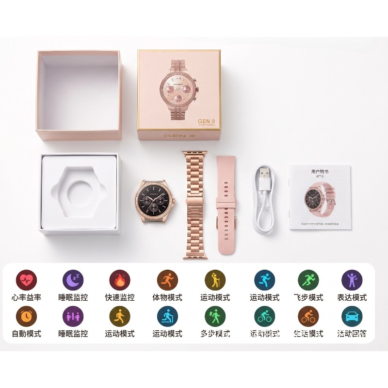 Cross-Border Exclusive Supply  - Smartwatch Health Watches For Women recension och pris