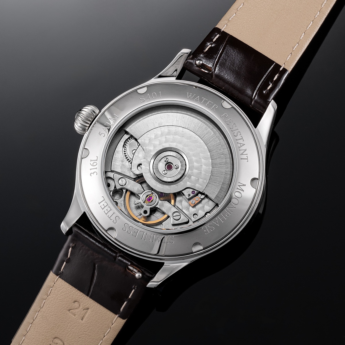 Sugess Watch of Men Moonphase  - Rolex Watch Submariner recension och pris