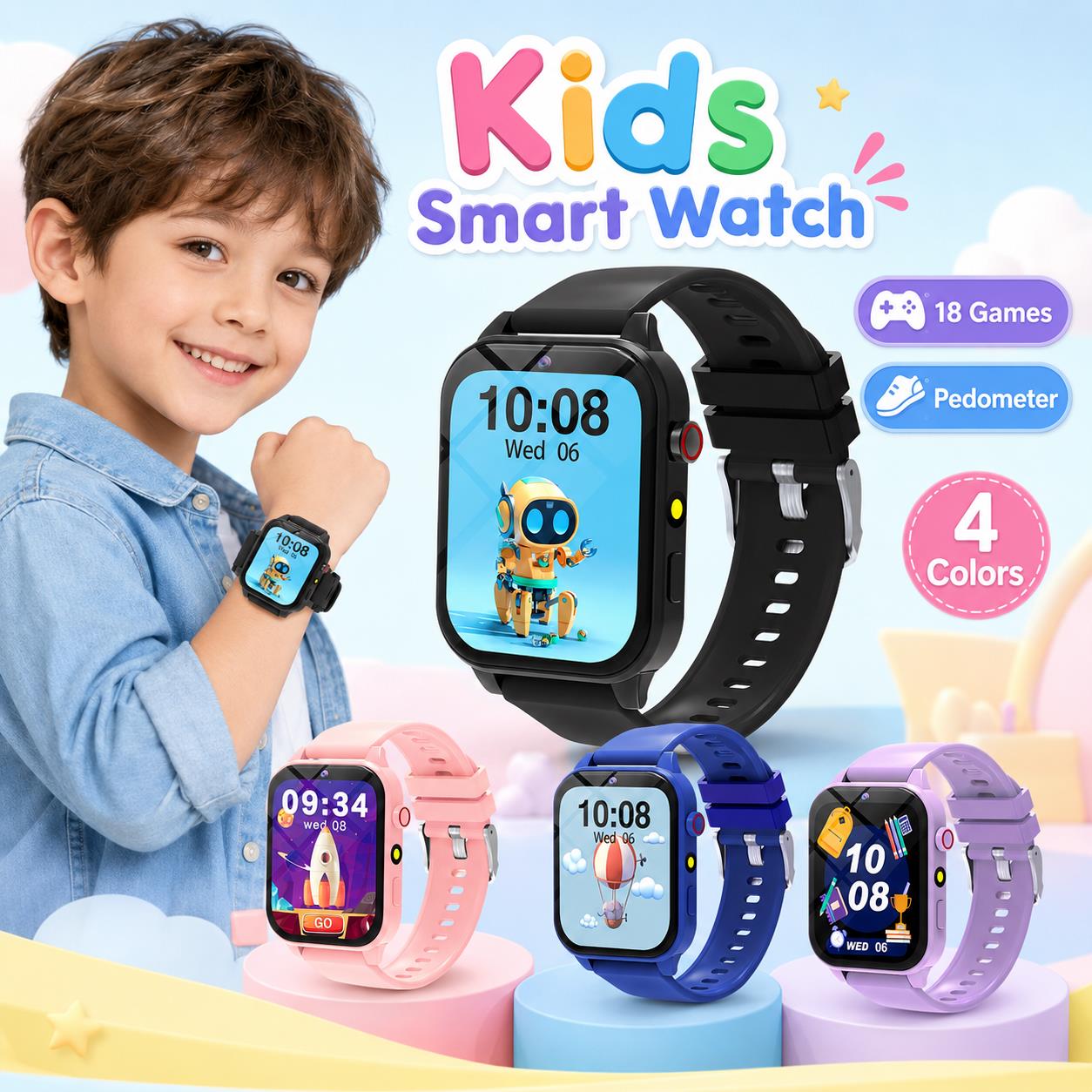 Smart Watch Games for Kids 18  - Smartwatch Digital Watches For Girls recension och pris