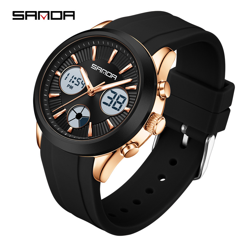 SANDA electronic watch luminou - Smartwatch Sports Watches For Women recension och pris