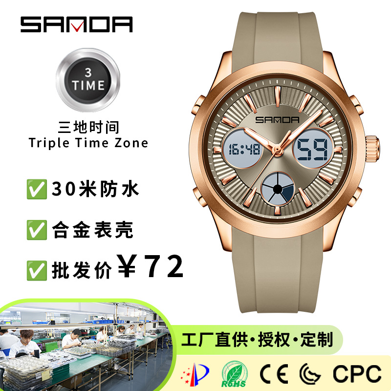 SANDA electronic watch luminou - Smartwatch Sports Watches For Women recension och pris