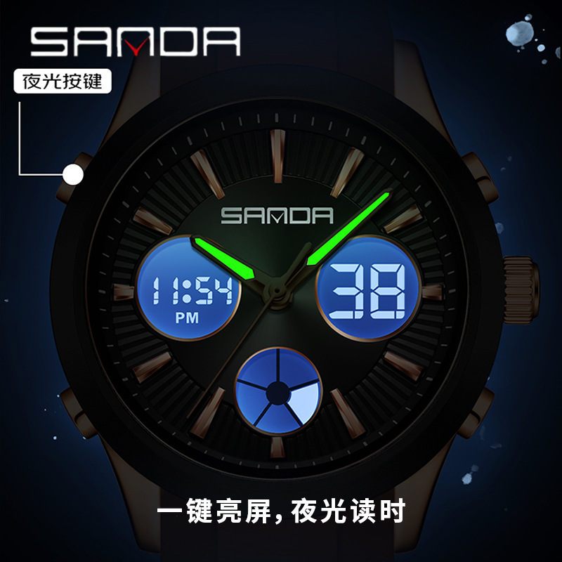 SANDA electronic watch luminou - Smartwatch Sports Watches For Women recension och pris