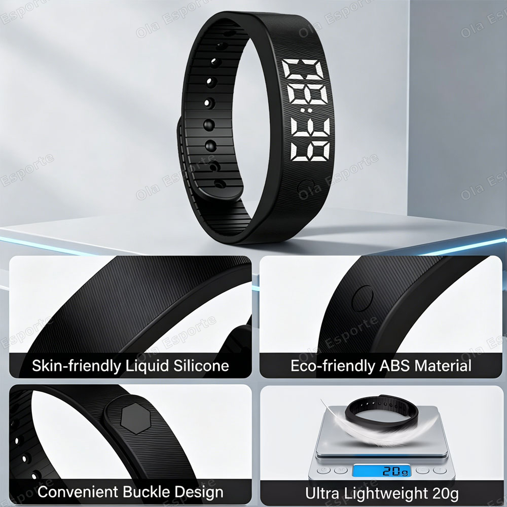 Vibrating Alarm Clock Watch He - Smartwatch Watches Price recension och pris