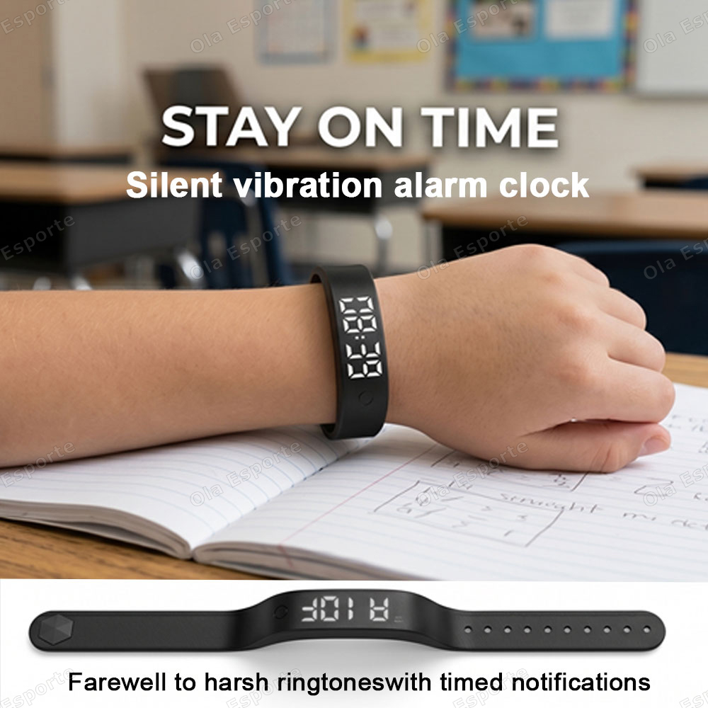 Vibrating Alarm Clock Watch He - Smartwatch Watches Price recension och pris