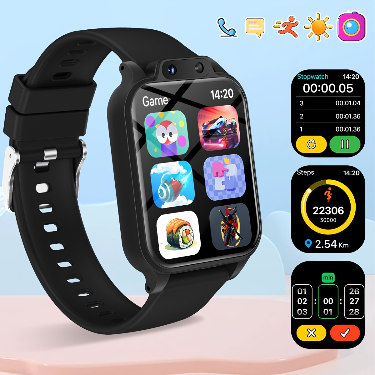 Youngsters's Smart Watch with  - Smartwatch Digital Watches For Kids recension och pris