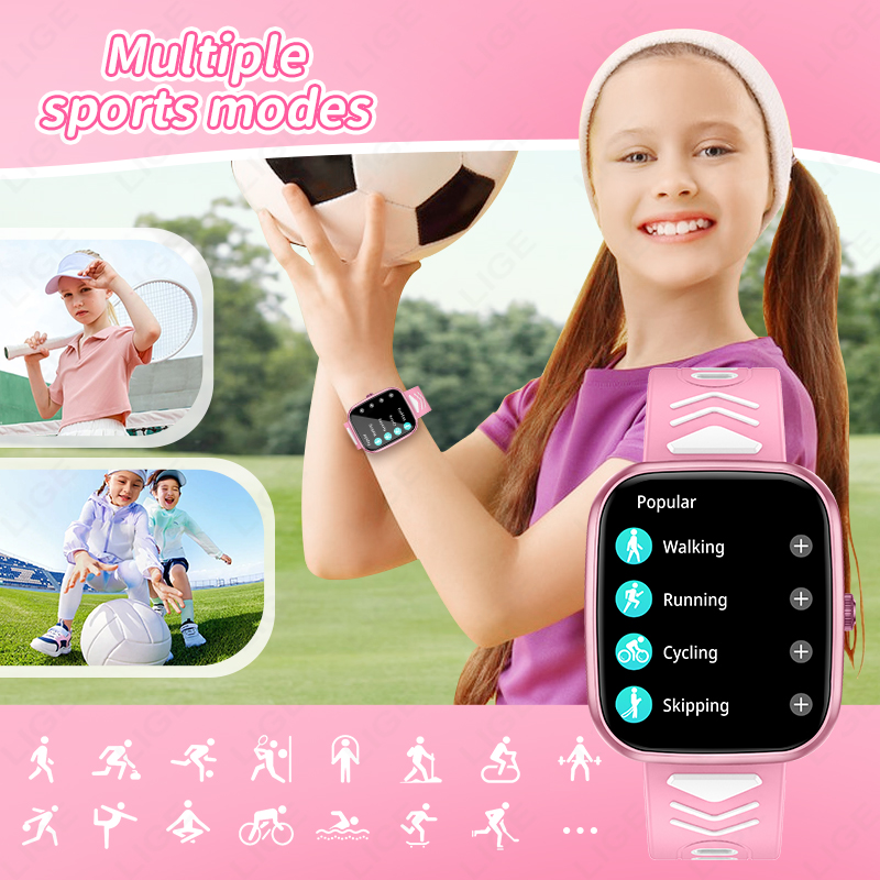 LIGE New 1.75 Inch Bluetooth C - Smartwatch Digital Watches For Girls recension och pris
