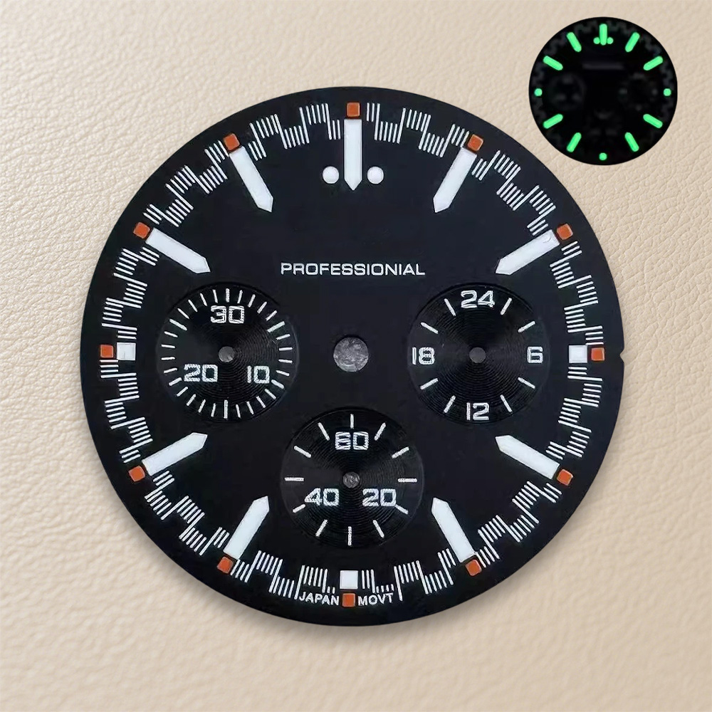 New S Logo 32.5mm Dial Fit VK6 - Watch Movement Rotor recension och pris