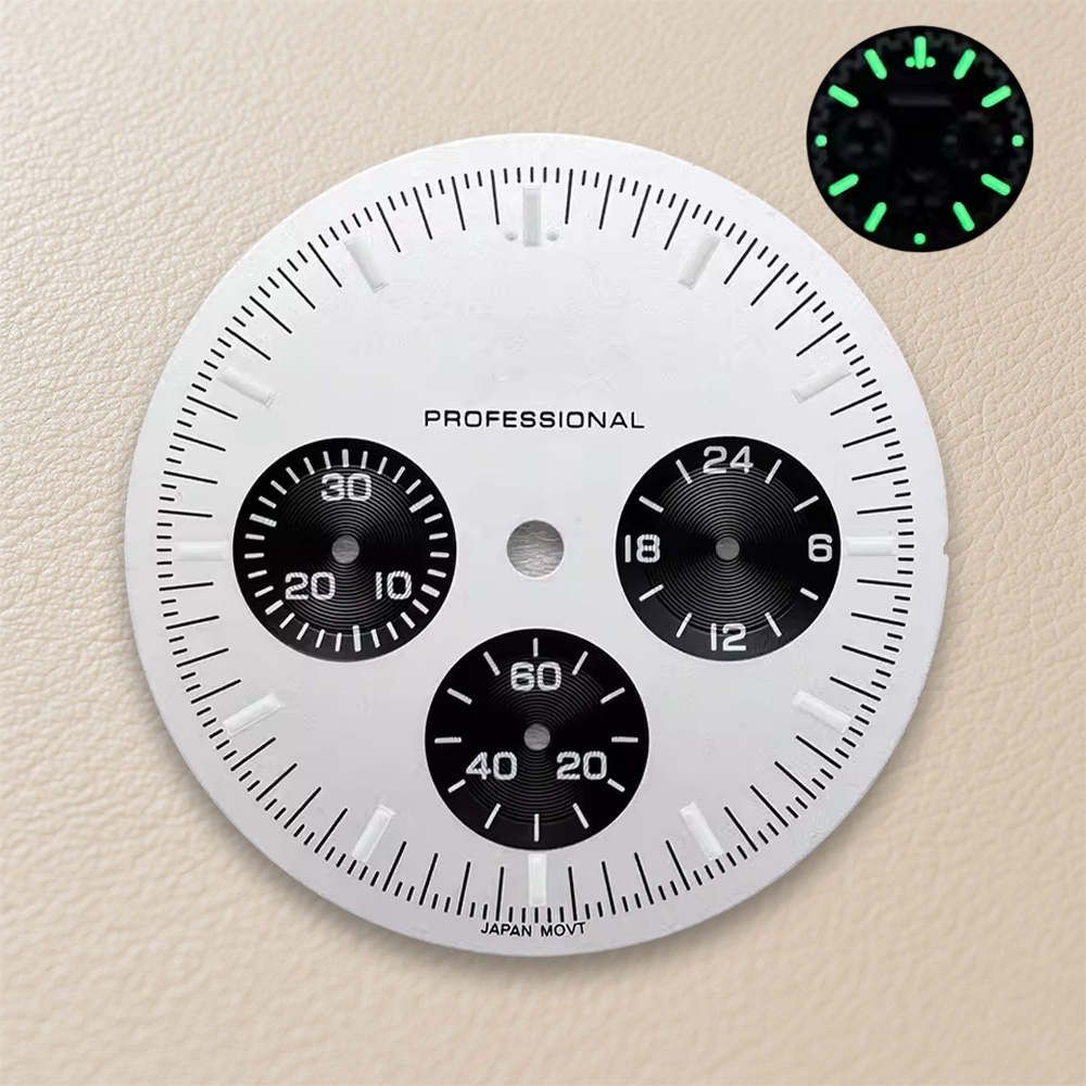 New S Logo 32.5mm Dial Fit VK6 - Watch Movement Rotor recension och pris