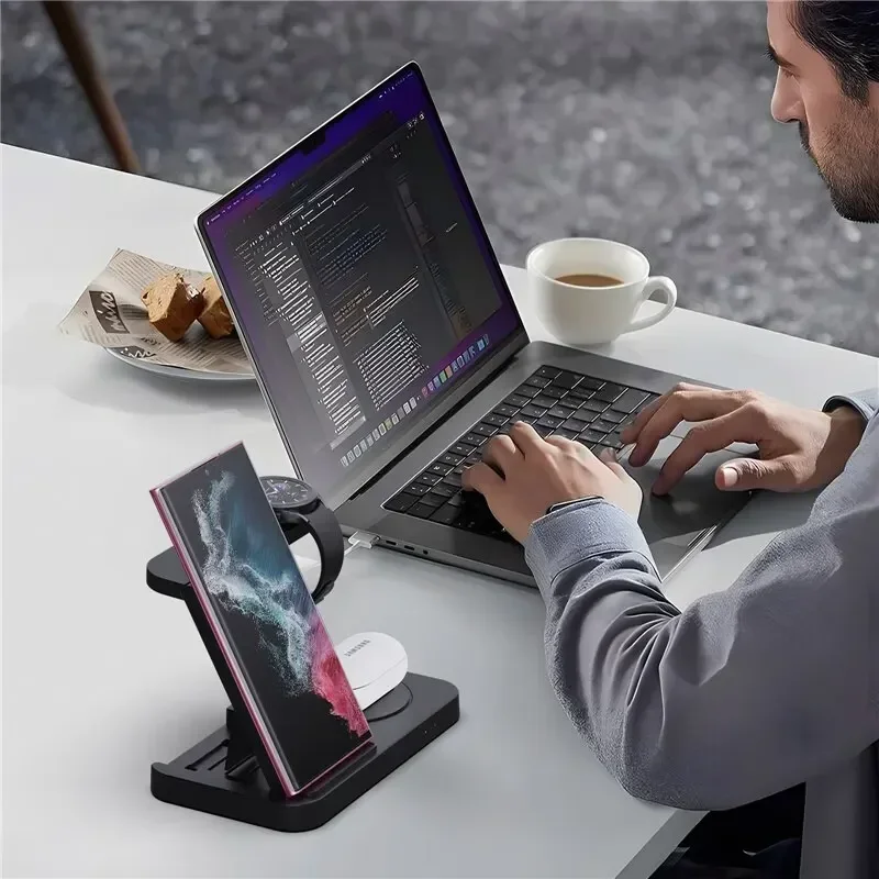 Travel 4 in 1 Wireless Charger - Watches Smartwatch Samsung recension och pris