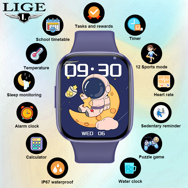 Lige Children Smart Watch Wome - Smartwatch Digital Watches For Girls recension och pris