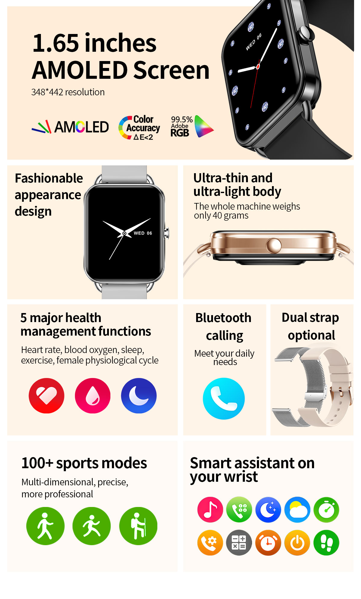 2024 Smart Watch Android Phone - Smartwatch Watches Price recension och pris