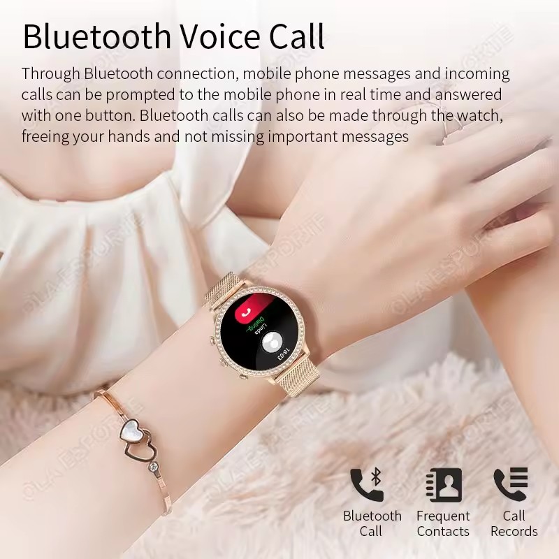 Elegant Ladies' Smartwatch Blu - Smartwatch Health Watches For Women recension och pris